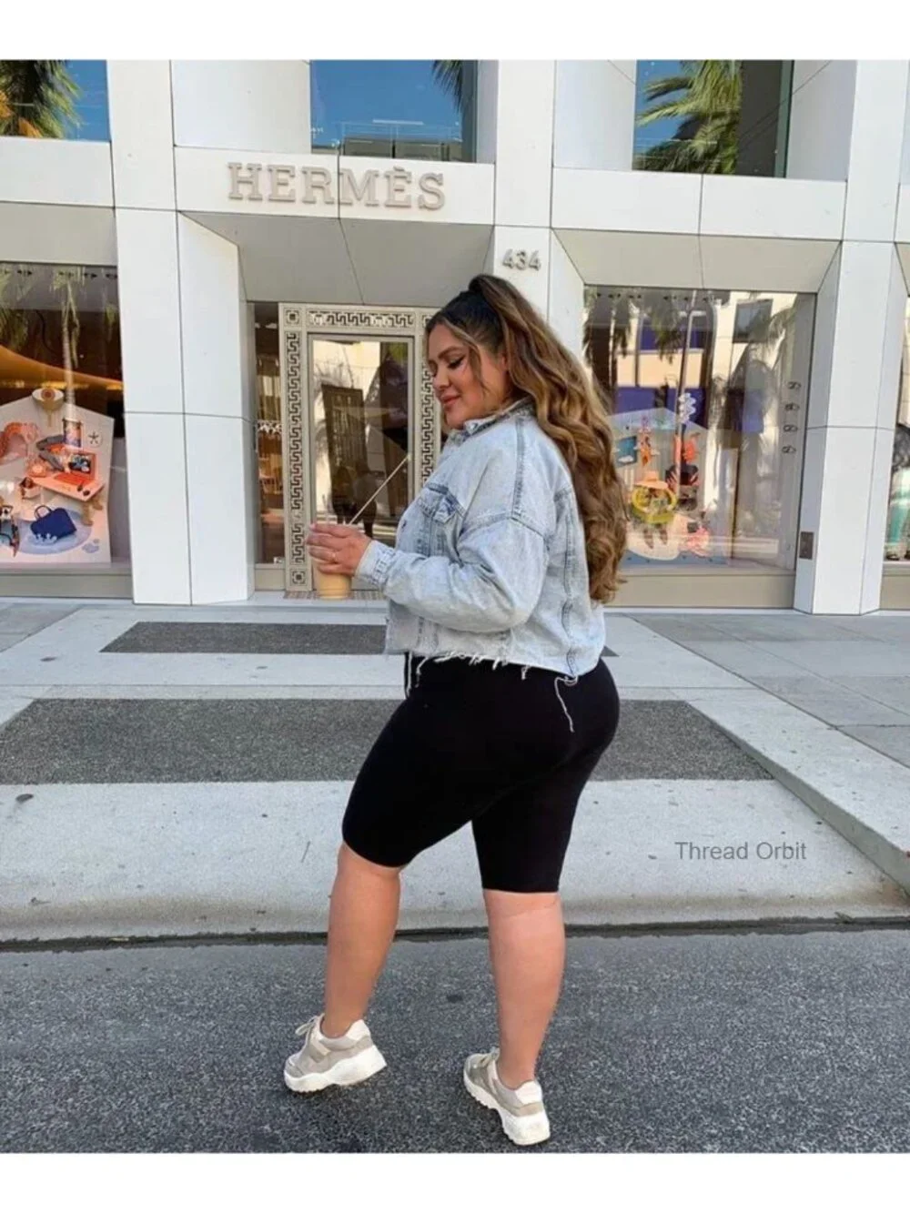 Plus Size High Waisted Biker Shorts 3 Pack with Tummy Control